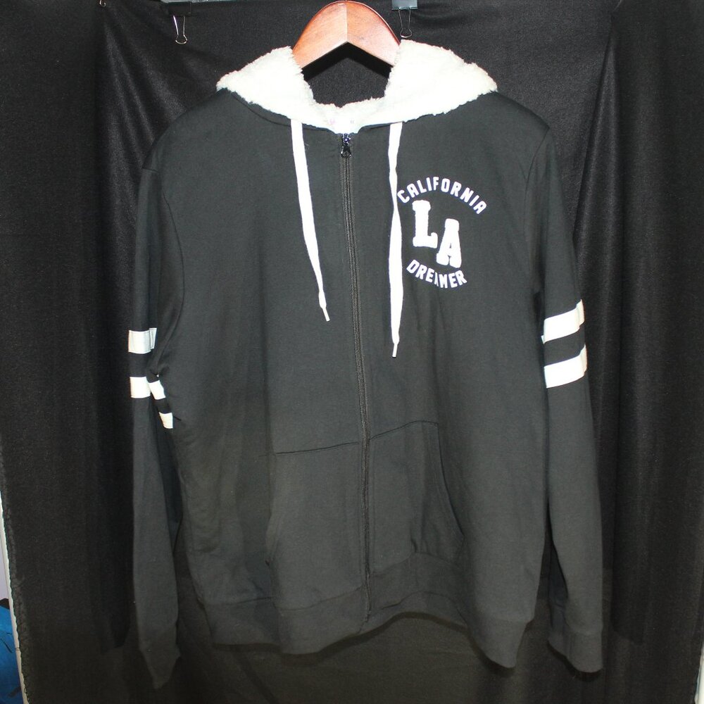 flirtitude Active Full Zip Sweatshirt - California LA Dreamer - Girls Size 1X